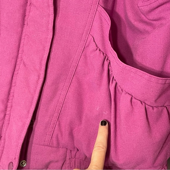 WINGARS Pink Purple Puffer Jacket Size M - Picture 10 of 13